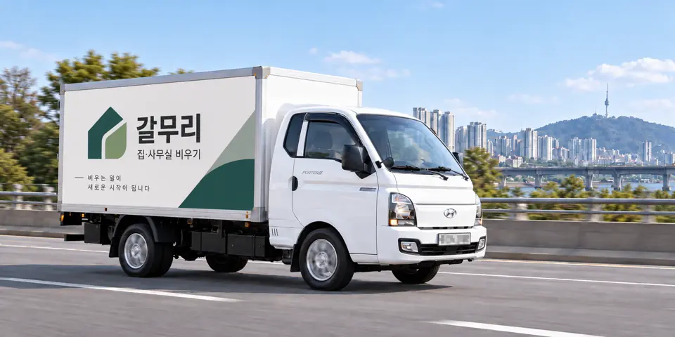장수동 유품정리 | 갈무리 작업 차량, 그림